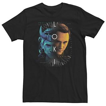 Big & Tall Marvel Loki Split Choices Tee