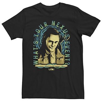 Big & Tall Marvel Loki Nexus Event Neon Poster Tee
