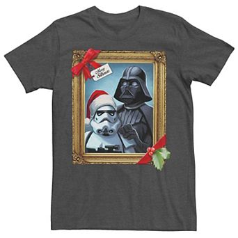 Men's Star Wars Darth Vader Stormtrooper Merry Sithmas Graphic Tee