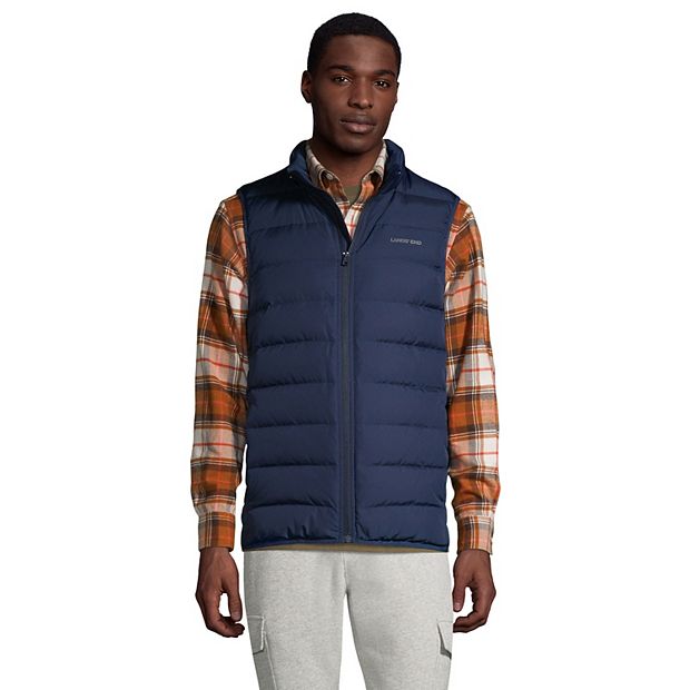 Puffer vest with store sweater sleeves