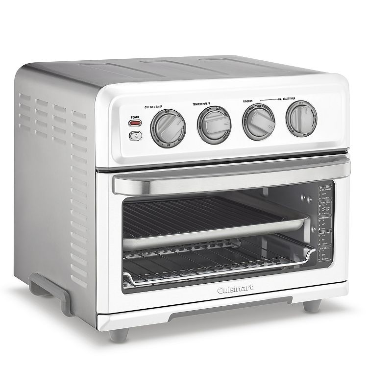 Cuisinart - Air Fryer 0.6 Cu. Ft. Toaster Oven with Grill - White