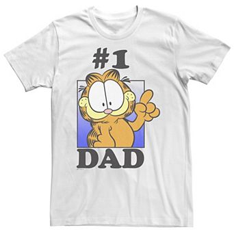Big & Tall Garfield Father's Day Number One Dad Tee