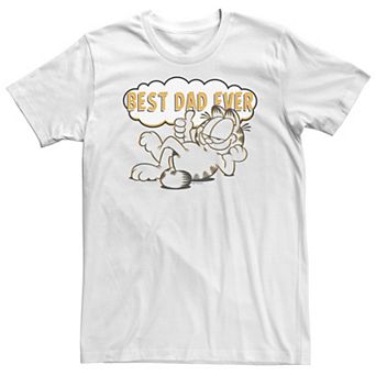 Big & Tall Garfield Father's Day "Best Dad Ever" Thought Bubble Tee