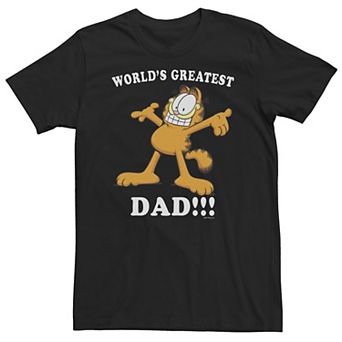 Big & Tall Garfield Father's Day "World's Greatest Dad!!!" Tee
