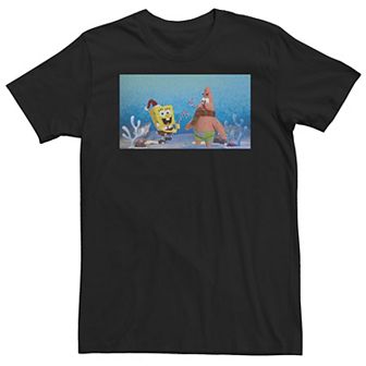Big & Tall Nickelodeon SpongeBob SquarePants Patrick Star Christmas Buddies Tee