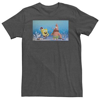 Big & Tall Nickelodeon SpongeBob SquarePants Patrick Star Christmas Buddies Tee