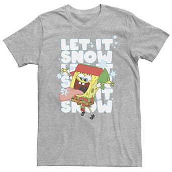 Big & Tall Nickelodeon SpongeBob SquarePants "Let It Snow" Tee