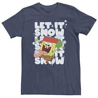 Big & Tall Nickelodeon SpongeBob SquarePants "Let It Snow" Tee