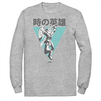 Big & Tall Nintendo The Legend Of Zelda Kanji Style Portrait Tee