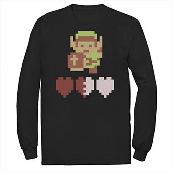 Big & Tall The Legend Of Zelda Link Pixelated Portrait Tee