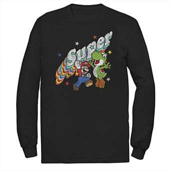 Big & Tall Nintendo Super Mario & Yoshi Distressed Portrait Tee