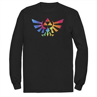 Big & Tall Nintendo The Legend of Zelda Triforce Symbol Tie-Dye Tee