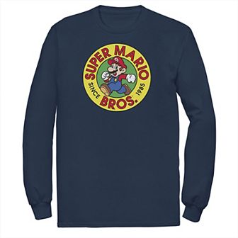 Big & Tall Nintendo Super Mario Bros. Retro Circle Portrait Tee
