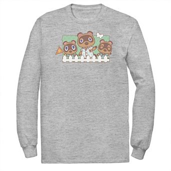 Big & Tall Nintendo Animal Crossing New Horizons Nook Family Portrait Tee