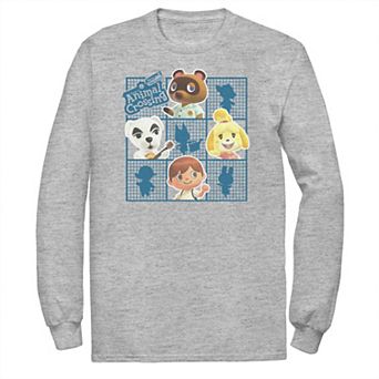 Big & Tall Nintendo Animal Crossing Group Shot Grid Tee