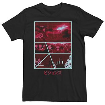 Big & Tall Star Wars: Visions Dark Comic Poster Tee