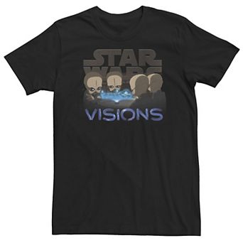 Big & Tall Star Wars: Visions Cantina Character Poster Tee