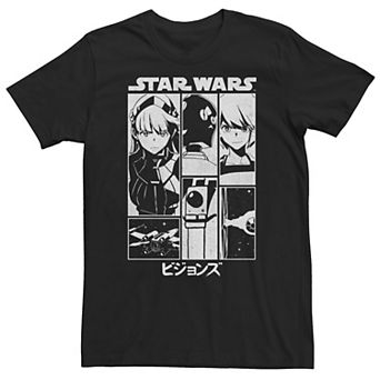 Big & Tall Star Wars: Visions Simple Panel Poster Tee