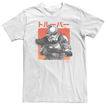 Big & Tall Star Wars: Visions Grunge Stormtrooper Tee