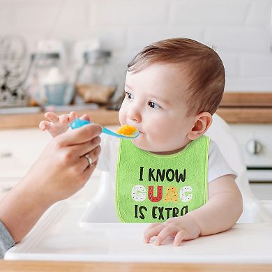 The Peanutshell 8-Pack Sayings Terry Bibs