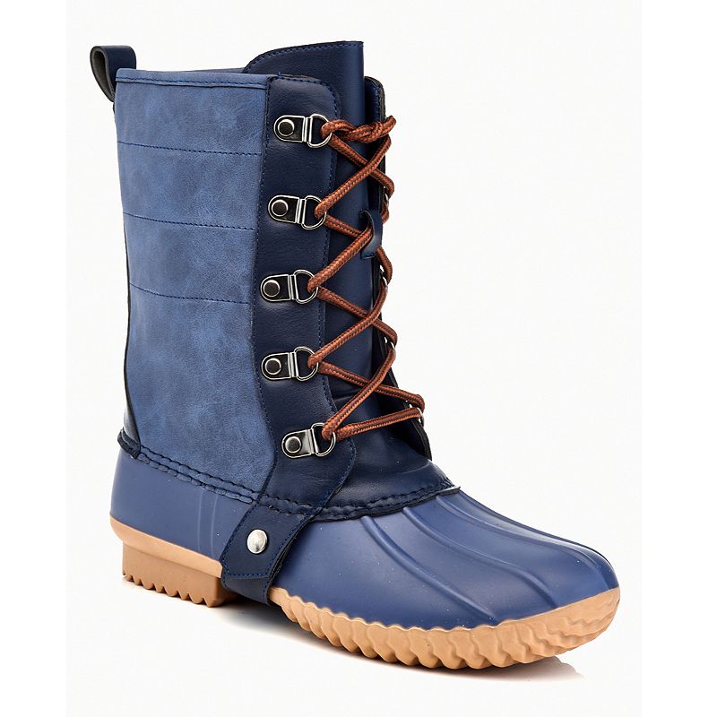 B778NAVYNAVY Henry Ferrera B778 Womens Winter Boots, Blue sku B778NAVYNAVY