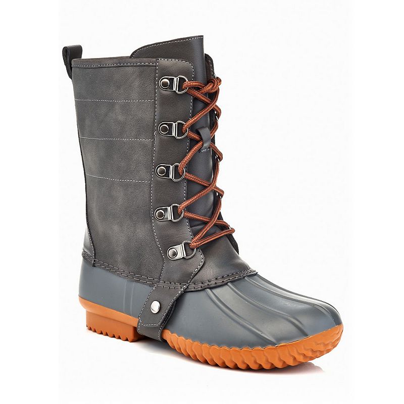 B779GRAYGRAY Henry Ferrera B779 Womens Duck Boots, Grey sku B779GRAYGRAY