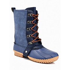 Kohls navy outlet boots