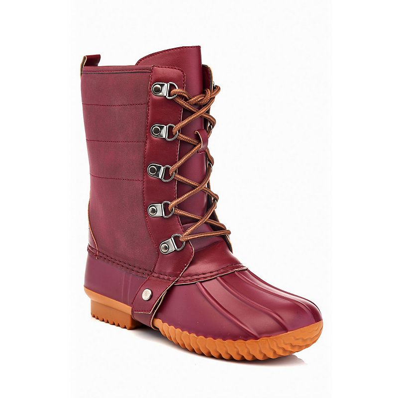 B779REDRED Henry Ferrera B779 Womens Duck Boots, Red sku B779REDRED