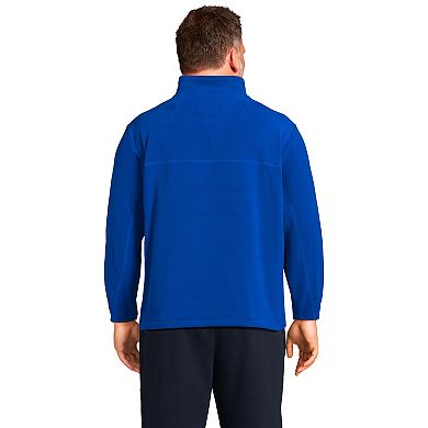 Big & Tall Lands' End Fleece Quarter-Zip Pullover Top