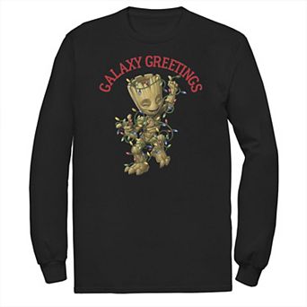 Big & Tall Marvel Christmas Groot "Galaxy Greetings" Tee