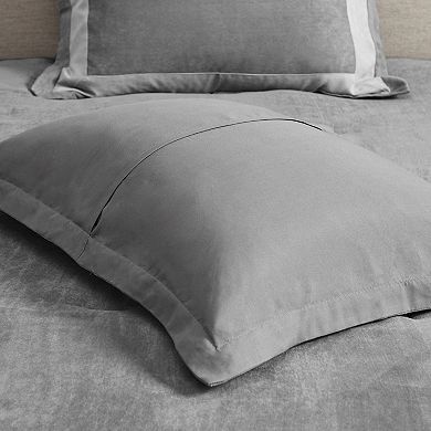 Madison Park William 7-Piece Faux Suede Comforter Set with Shams