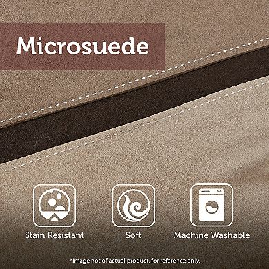 Madison Park William 7-Piece Faux Suede Comforter Set with Shams