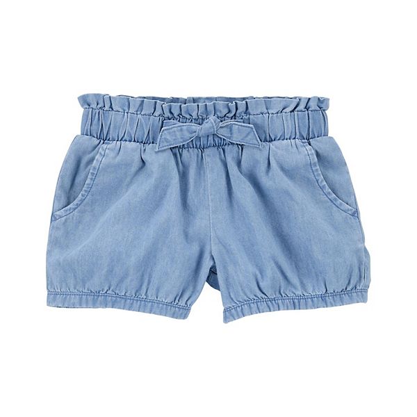 Toddler Girl Carter's Chambray Pull-On Bubble Shorts