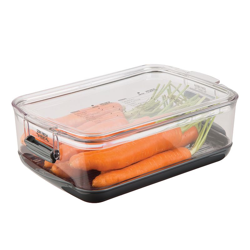 Prepworks Produce Prokeeper, Black Clear