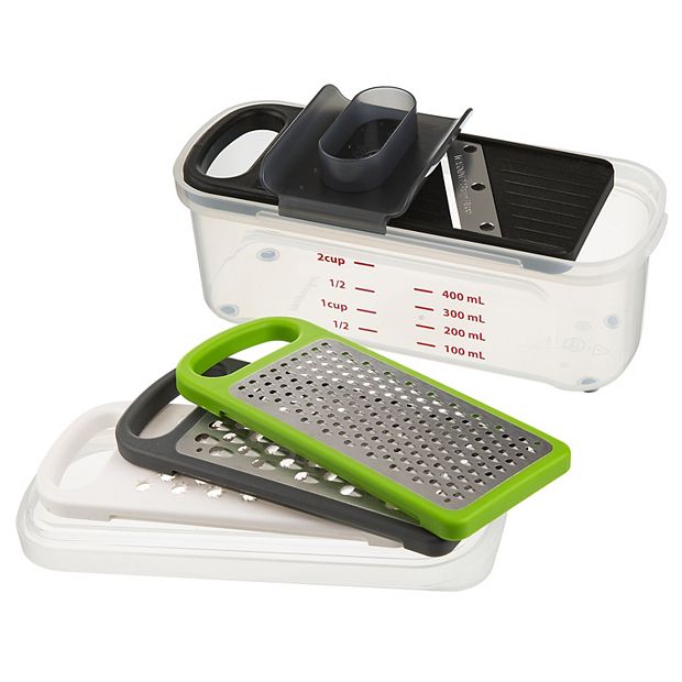 OXO Good Grips Etched Box Grater with Removable Zester, Steel