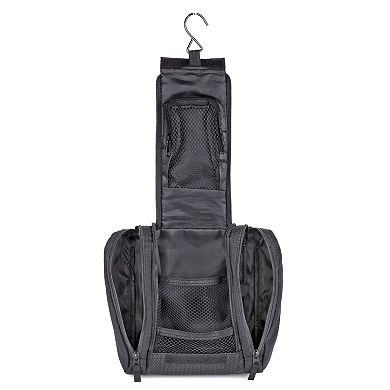 Buxton Double Zip Hanging Kit Travel Bag