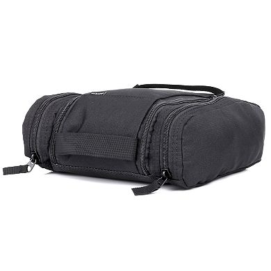 Buxton Double Zip Hanging Kit Travel Bag