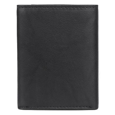 Buxton Dakota Tri-Fold Leather Wallet