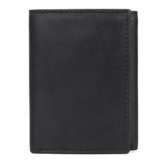 Buxton Dakota Tri-Fold Leather Wallet