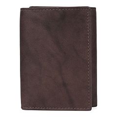 MEN'S LEATHER TRIFOLD WALLET TR220