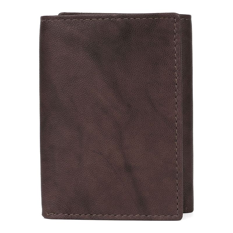 54553897 Buxton Dakota Tri-Fold Leather Wallet, Brown sku 54553897