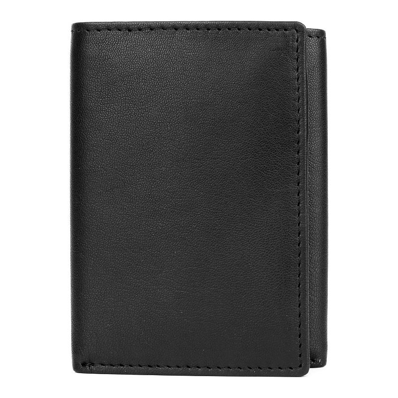 Buxton Ridgewood Tri-fold Wallet, Black