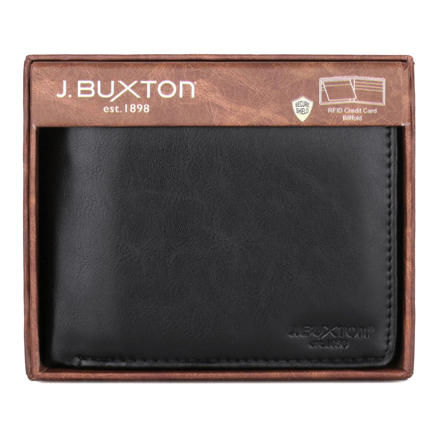 COLEAT Men's Minimalist Leather Wallet - Distressed Card Holder With Zipper, Coin Pocket, Travel Safe