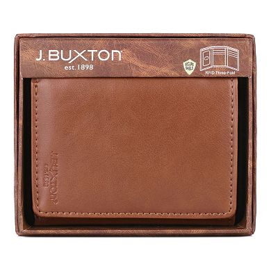 Buxton RFID Blocking Tri-Fold Wallet
