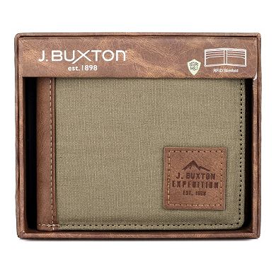 Buxton Expedition II Huntington Gear RFID Slimfold