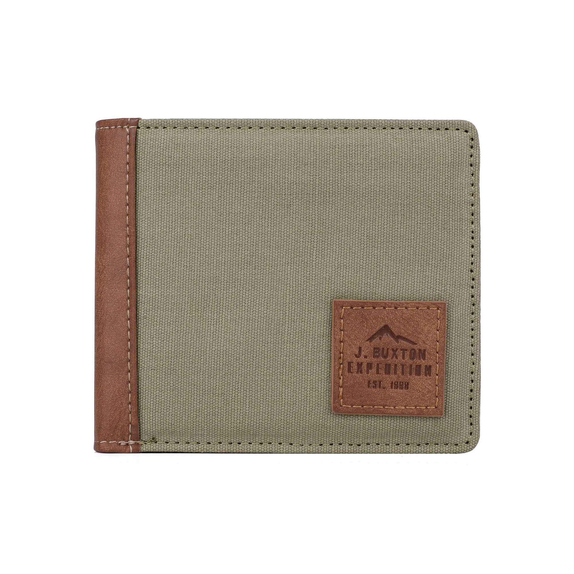 Buxton Expedition II Huntington Gear RFID Slimfold, Green