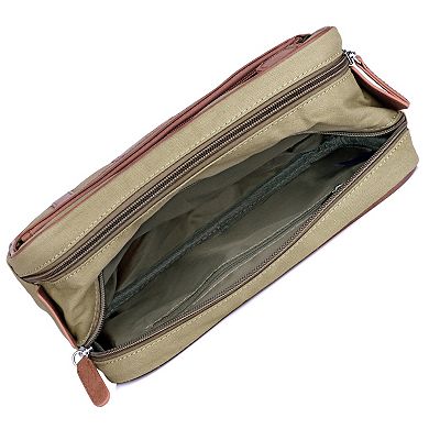 Buxton Expedition II Huntington Gear Double Zip Travel Kit