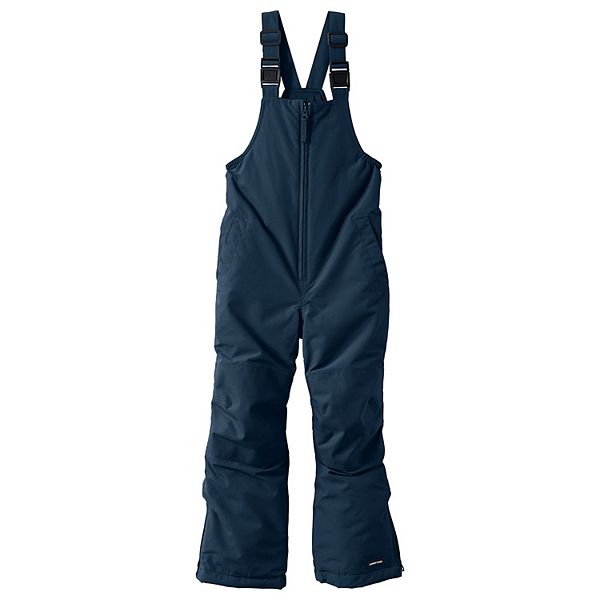 Kids 2-20 Lands' End Squall Waterproof Iron Knee Bib Snow Pants in ...