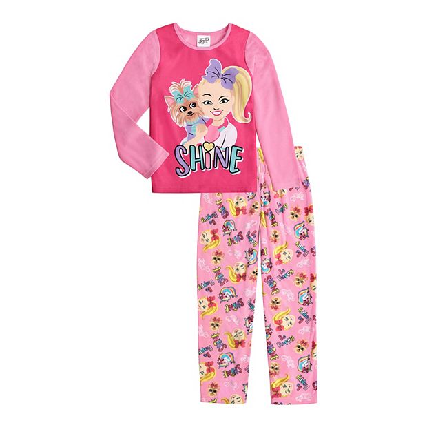 Nickelodeon Jojo Siwa Girls' Jojo and BowBow Shine 2 Piece Pajama Pant Set  (10) 