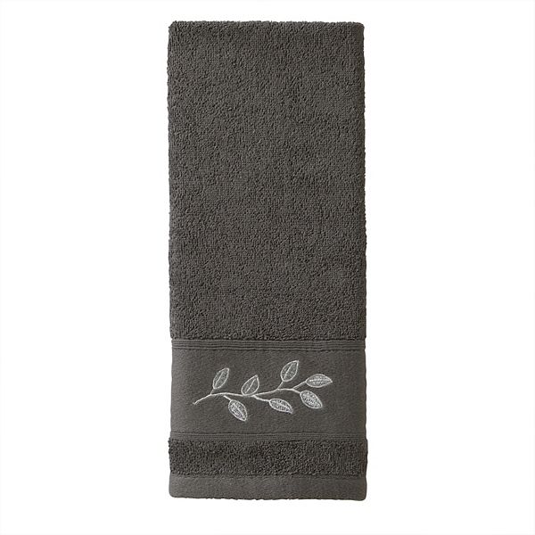 SKL Home Silver Leaves Hand Towel